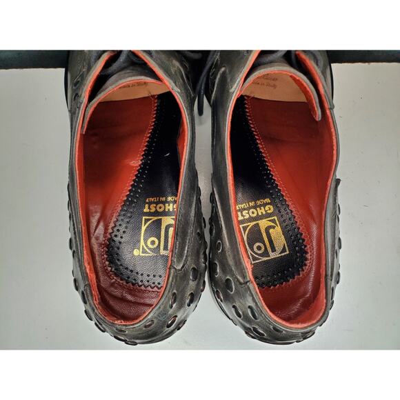 Jo Ghost Gray Leather w Metal Studs Casual/Dress Shoes Made In Italy US 8 EU 41 main image 5
